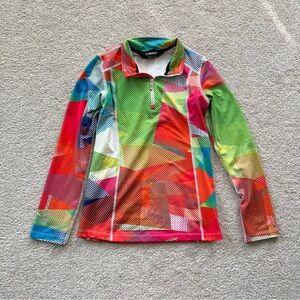Sunice Girl’s Colourblock Quarter-Zip Top
